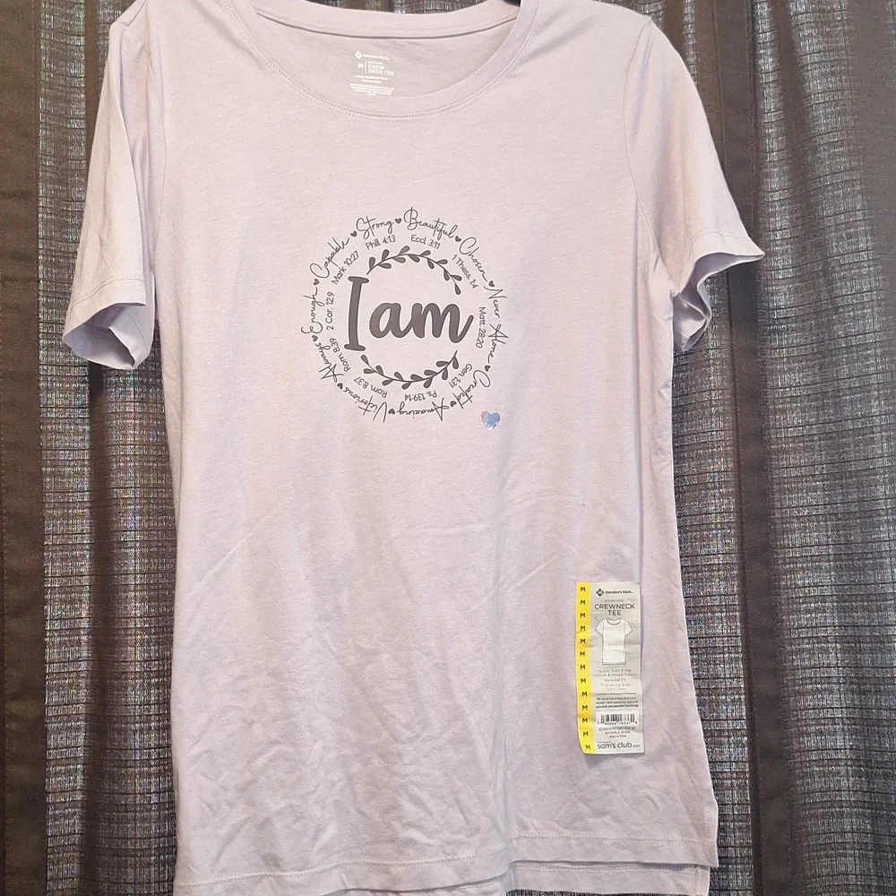 Motivational I Am Hand Pressed Tee - Picture 2 of 4